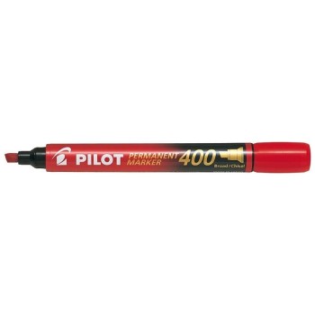 Pilot Μαρκαδόρος Ανεξίτηλος Broad Πλακέ Κόκκινος SCA-400-12R