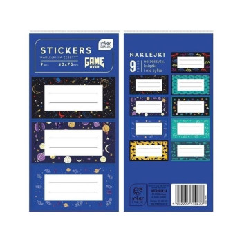 ΕΤΙΚΕΤΕΣ INTERDRUK 310484 GAME OVER 9φυλλα ΕΤΙΚΕΤΕΣ INTERDRUK 310484 GAME OVER 9φυλλα