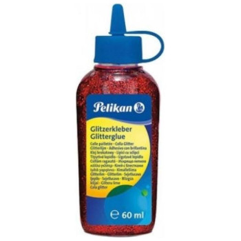 Pelikan Κόλλα Glitter 60ml Red 300384 Pelikan Κόλλα Glitter 60ml Red 300384