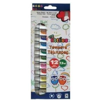 Τέμπερα 7.5ml 12 χρώματα The Littlies 646030 Τέμπερα 7.5ml 12 χρώματα The Littlies 646030