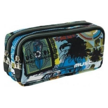 Must Κασετίνα Διπλό φερμουάρ 20x9x6cm Palm Beach 579351