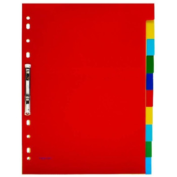 Metron Διαχωριστικά 10 Χρωμάτων Πλαστ. Α4 04689