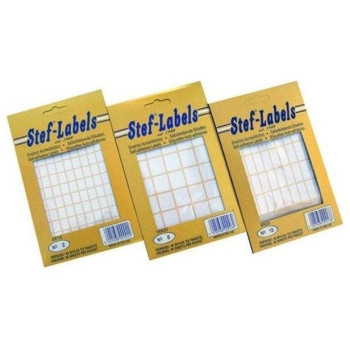 Stef Labels Ετικέτες Αυτοκόλλητες  100x023χιλ. 6/Φ. Λευκ. 40φ. 56100-20