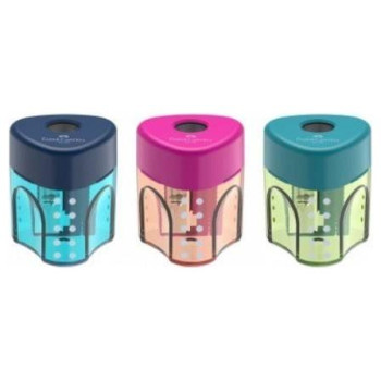 Faber Castell Ξύστρα Μονή Δίχρωμη 183405 Faber Castell Ξύστρα Μονή Δίχρωμη 183405