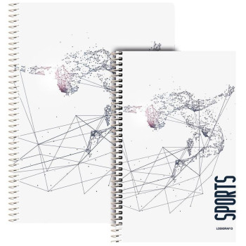 Sports Τετράδιο Σπιράλ 21x29 3θ 90φ 01523 Sports Τετράδιο Σπιράλ 21x29 3θ 90φ 01523
