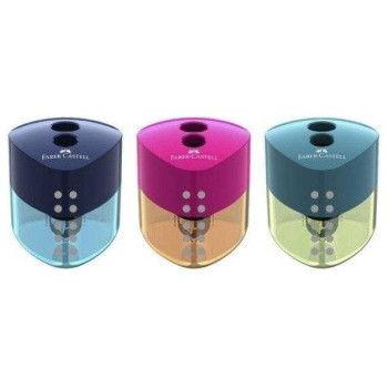 Faber Castell Ξύστρα Διπλή Auto Δίχρωμη 183103 Faber Castell Ξύστρα Διπλή Auto Δίχρωμη 183103
