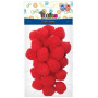 The Littlies Πομ Πομ Κόκκινο 25mm 25τεμ  646678