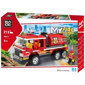 Blocki MyFireBrigade Water Tanker 213 τεμ. KB0815 Blocki MyFireBrigade Water Tanker 213 τεμ. KB0815