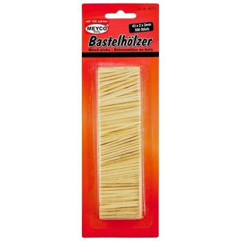 Meyco Ξυλάκια 500τεμ 43mm M66171 Meyco Ξυλάκια 500τεμ 43mm M66171