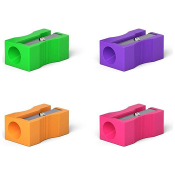 ErichKrause Πλαστική Ξύστρα Unity Neon χρώμα: διάφορα EK38013