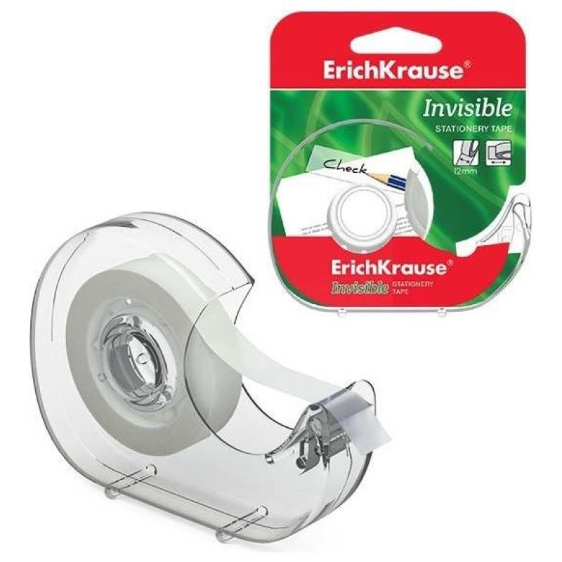 ErichKrause Σελοτέιπ με Βάση Invisible, 12mmx20m EK40202