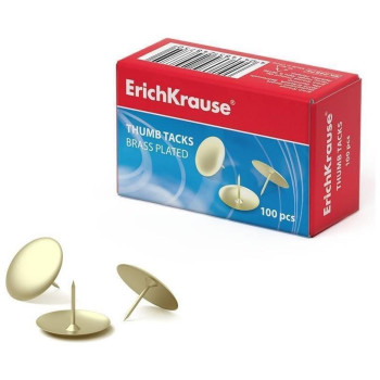 ErichKrause Πινέζες Gold (κουτί 100 τεμ) EK24875 ErichKrause Πινέζες Gold (κουτί 100 τεμ) EK24875