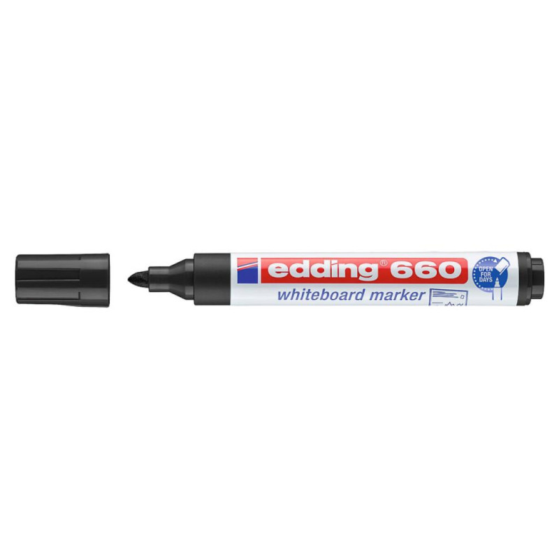 Edding Μαρκαδόρος Ασπροπίνακα Μαύρο 0325066601A Edding Μαρκαδόρος Ασπροπίνακα Μαύρο 0325066601A