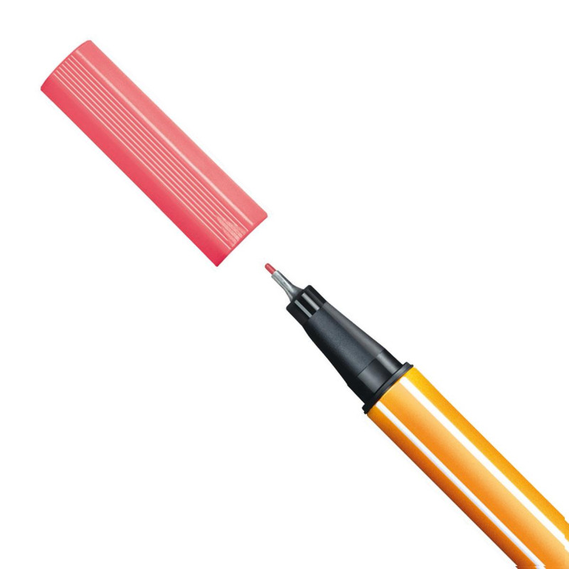 Stabilo Μαρκαδόρος 88/40 Neon Red