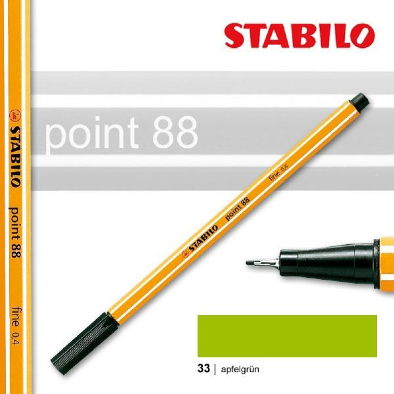 Stabilo Μαρκαδόρος 88/33 Apple Green