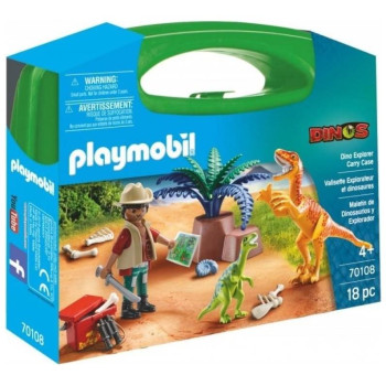 Playmobil 70108 Maxi Βαλιτσάκι Εξερευνητής και δεινόσαυροι Playmobil 70108 Maxi Βαλιτσάκι Εξερευνητής και δεινόσαυροι