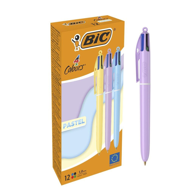 ΣΤΥΛΟ BIC 4 COLOURS PASTEL1,0 (4 ΧΡΩΜ) ΣΤΥΛΟ BIC 4 COLOURS PASTEL1,0 (4 ΧΡΩΜ)