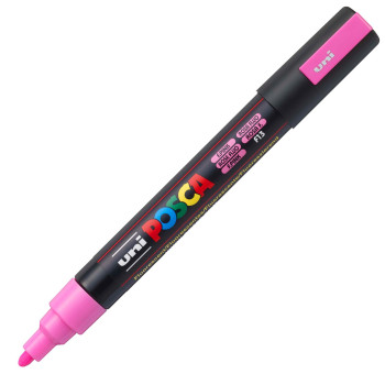 ΜΑΡΚΑΔΟΡΟΙ UNI POSCA PC-5M MEDIUM FLUO PINK ΜΑΡΚΑΔΟΡΟΙ UNI POSCA PC-5M MEDIUM FLUO PINK