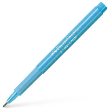 Faber Castell Μαρκαδοράκι Fineliner Broadpen 0.8mm Light Blue 1554-LB Faber Castell Μαρκαδοράκι Fineliner Broadpen 0.8mm Light Blue 1554-LB