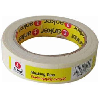 Anker Χαρτοταινία Masking 38mmX40m 351077 Anker Χαρτοταινία Masking 38mmX40m 351077