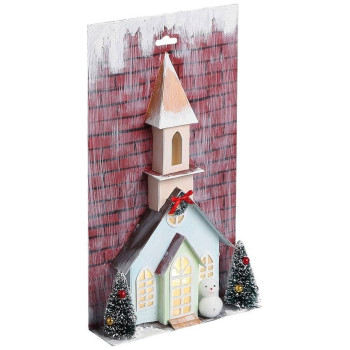 Διακάκης Χριστουγεννιάτικo Χάρτινο Σπιτάκι 17x5x30εκ Με Φως 658739 Διακάκης Χριστουγεννιάτικo Χάρτινο Σπιτάκι 17x5x30εκ Με Φως 658739