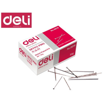 Deli Καρφίτσες από ατσάλι Κουτί 50gr 24mm 231.0016 Deli Καρφίτσες από ατσάλι Κουτί 50gr 24mm 231.0016