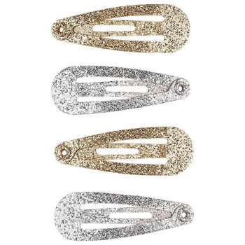 Souza Κλιπ μαλλιών Irene glitter gold / silver (4 τεμ / κάρτα, 1 κάρτα) S105666 Souza Κλιπ μαλλιών Irene glitter gold / silver (4 τεμ / κάρτα, 1 κάρτα) S105666