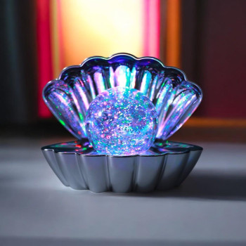ΛΑΜΠΑ i-TOTAL XL2930A SHELL GLITTER 15x15x13cm ΛΑΜΠΑ i-TOTAL XL2930A SHELL GLITTER 15x15x13cm