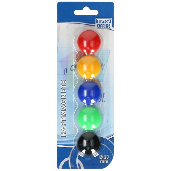 TipTop Office Μαγνήτες 5/1 30mm διάφορα χρώματα TTO404264