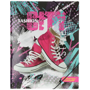 Spirit Φάκελος Λάστιχο City Style A4 με 3 πτερύγια TTS405567 Spirit Φάκελος Λάστιχο City Style A4 με 3 πτερύγια TTS405567