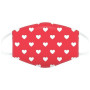 Puckator Υφασμάτινη Μάσκα Red with White Large MASK51L