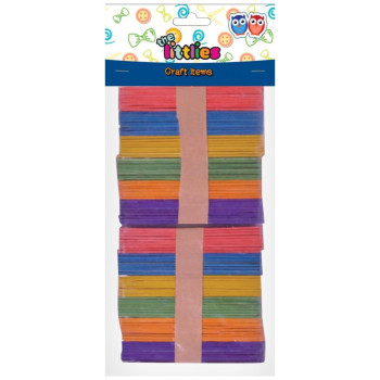The Littles Ξυλάκια Χρωματιστά 114mm 100τεμ 646518 The Littles Ξυλάκια Χρωματιστά 114mm 100τεμ 646518