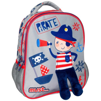 Must Τσάντα Πλάτης 27χ10χ31εκ 2θηκες Πειρατής Νηπίου 584041 Must Τσάντα Πλάτης 27χ10χ31εκ 2θηκες Πειρατής Νηπίου 584041