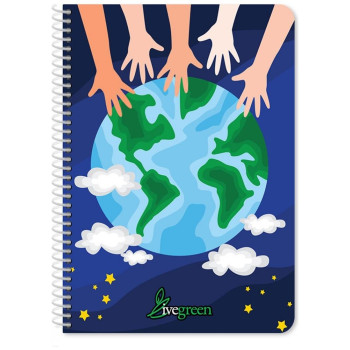 Διακάκης Τετράδιο Σπιράλ 17χ25 3θ 90φ Live Green 50430 Διακάκης Τετράδιο Σπιράλ 17χ25 3θ 90φ Live Green 50430