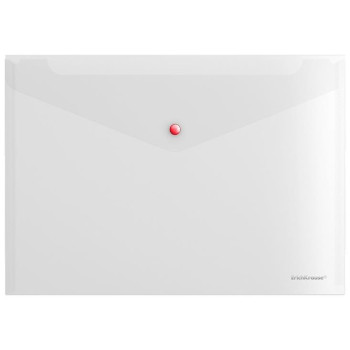 Erichkrause Φάκελος Κουμπί Glossy Clear Με Χρωματιστό Κουμπί Α4 Διαφανές EK50205 Erichkrause Φάκελος Κουμπί Glossy Clear Με Χρωματιστό Κουμπί Α4 Διαφανές EK50205