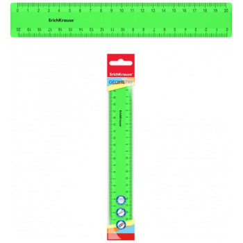 Erichkrause Πλαστικός Χάρακας Neon Solid 20cm EK50578 Erichkrause Πλαστικός Χάρακας Neon Solid 20cm EK50578