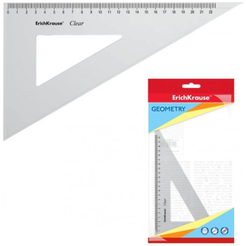 Erichkrause Τρίγωνο Clear 22cm/60 ° EK49567 Erichkrause Τρίγωνο Clear 22cm/60 ° EK49567