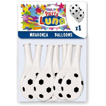 Διακάκης Μπαλόνια 8τμχ 36χ29εκ Μπάλα Ποδοσφαίρου 88934 Διακάκης Μπαλόνια 8τμχ 36χ29εκ Μπάλα Ποδοσφαίρου 88934