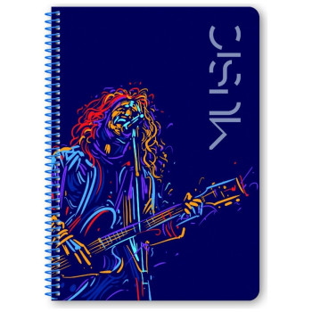 Logigraf Music Τετράδιο Σπιράλ 17χ25 3θ 90φ 02313 Logigraf Music Τετράδιο Σπιράλ 17χ25 3θ 90φ 02313