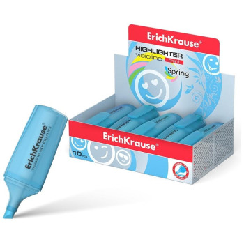 Erichkrause Υπογραμμιστής Visioline Mini Spring Μπλε EK48793 Erichkrause Υπογραμμιστής Visioline Mini Spring Μπλε EK48793