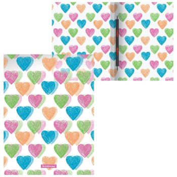 Erichkrause Ντοσιέ A4 Neon Hearts EK49526