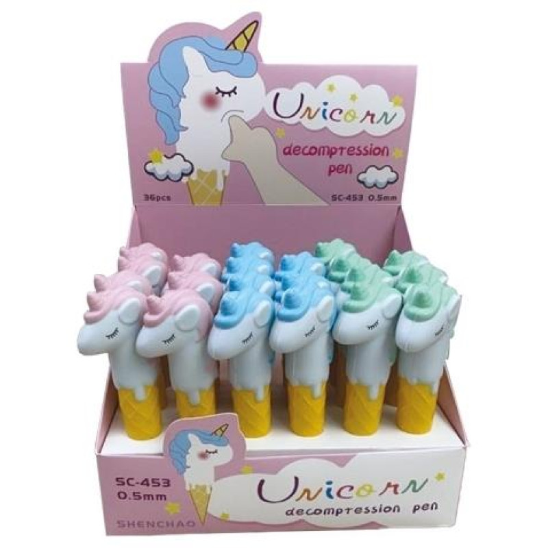 Μαλέλης Στύλο Μονόκερος 3 χρώματα 11554 Μαλέλης Στύλο Μονόκερος 3 χρώματα 11554