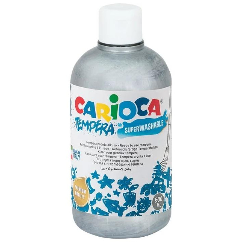 Carioca Τέμπερα 500ml Silver 02725