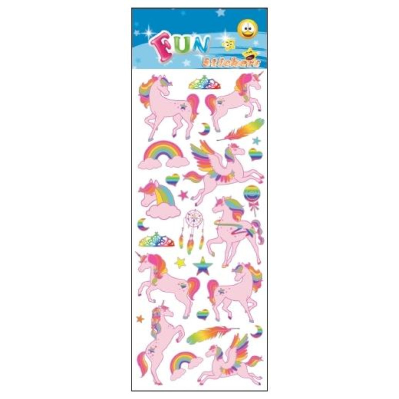 ΟΕΜ Αυτοκόλλητα Stickers Unicorn 31x11cm 000979 ΟΕΜ Αυτοκόλλητα Stickers Unicorn 31x11cm 000979