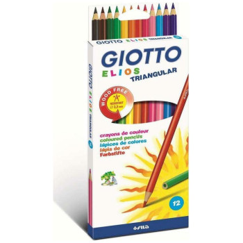 Giotto Ξυλομπογιές Elios Τριγωνικές 12τεμ 275800 Giotto Ξυλομπογιές Elios Τριγωνικές 12τεμ 275800