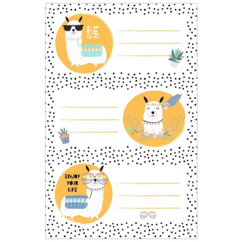 Herlitz Ετικέτες Τετραδίων Lama 50034284 Herlitz Ετικέτες Τετραδίων Lama 50034284