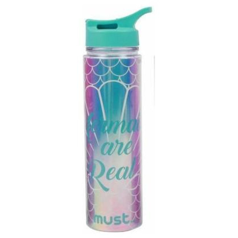 Must Παγούρι 450ml Πλαστικό 7.1x27.3cm 4 σχέδια Neon 584548