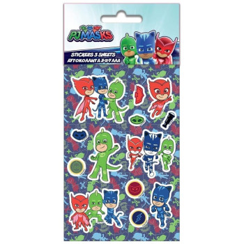 Διακάκης Αυτοκόλλητα Pj Masks 8x1cm2 5 Φύλλα 484264 Διακάκης Αυτοκόλλητα Pj Masks 8x1cm2 5 Φύλλα 484264