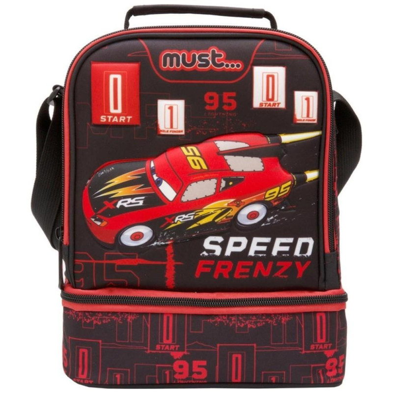 Must Τσαντάκι Φαγητού Cars Ισοθερμικό  24x12x20cm  563054