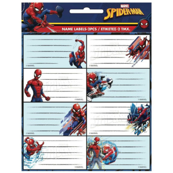 Gim Ετικέτα 2τεμ. Spiderman 777-51946